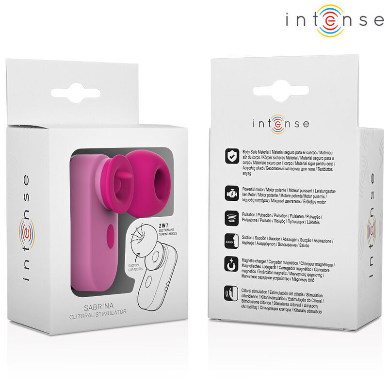 INTENSE SABRINA TRAVEL SET ESTIMULADOR DE CLITORIS ROSA
