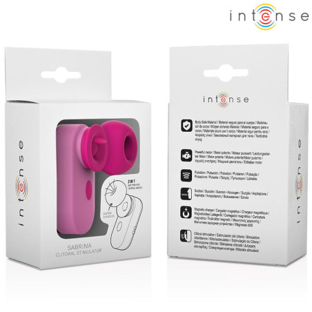 INTENSE SABRINA TRAVEL SET ESTIMULADOR DE CLITORIS ROSA