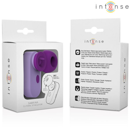 INTENSE SABRINA TRAVEL SET ESTIMULADOR DE CLITORIS VIOLETA