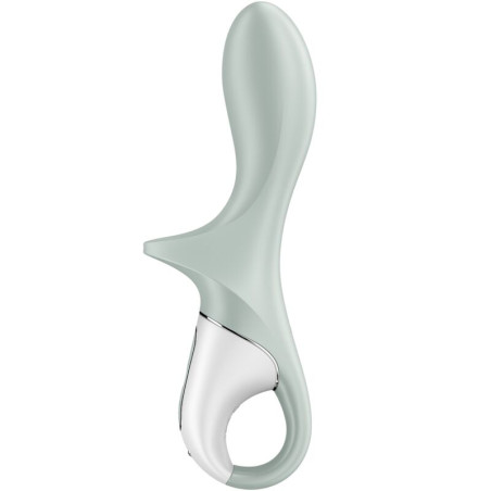 SATISFYER AIR PUMP BOOTY 3 VIBRADOR ANAL INFLABLE VERDE GRIS