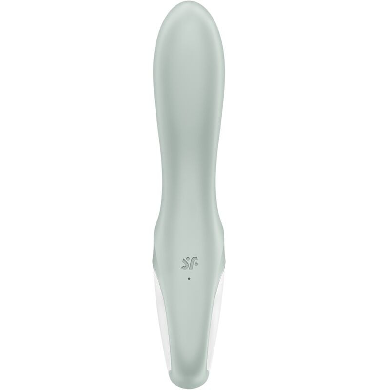 SATISFYER AIR PUMP BOOTY 3 VIBRADOR ANAL INFLABLE VERDE GRIS