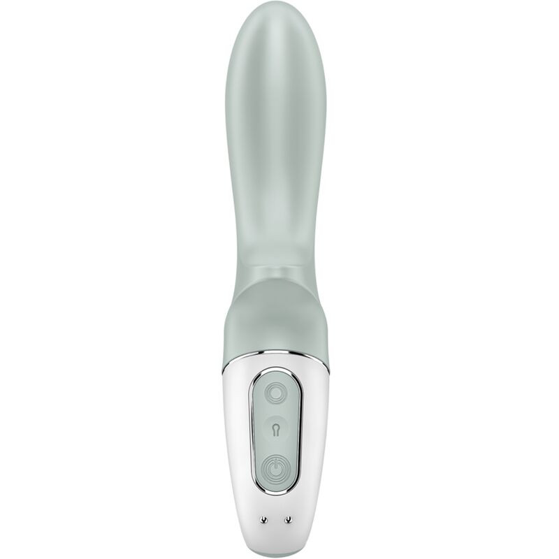 SATISFYER AIR PUMP BOOTY 3 VIBRADOR ANAL INFLABLE VERDE GRIS