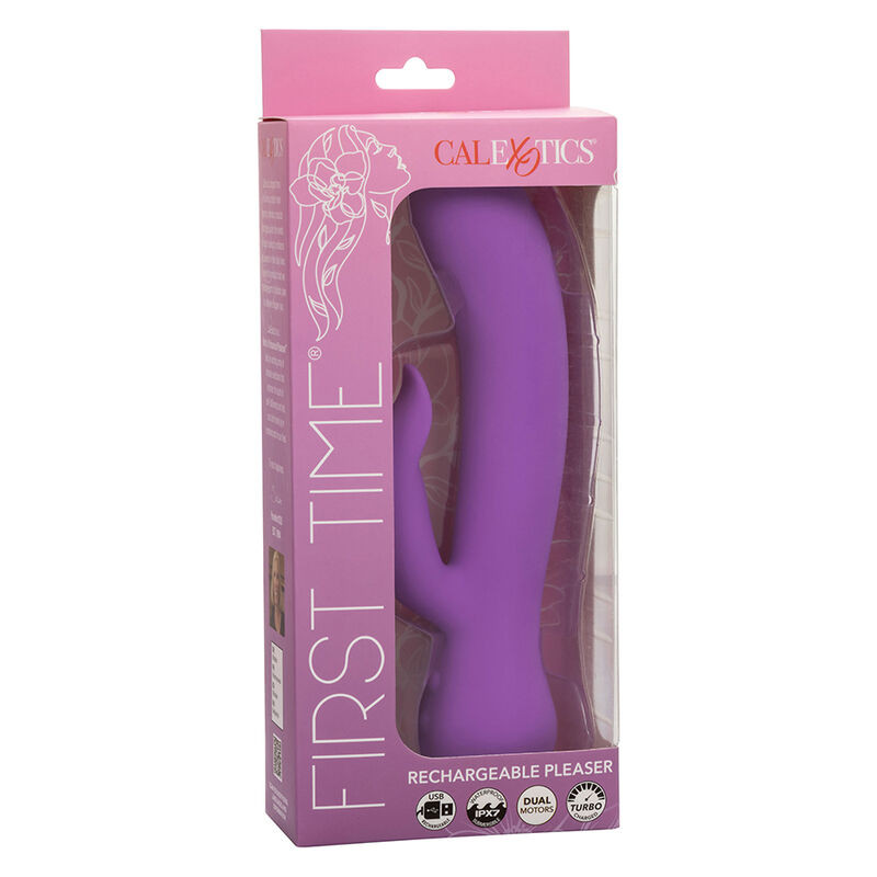 CALEXOTICS FIRST TIME VIBRADOR COMPLACIENTE RECARGABLE MORADO