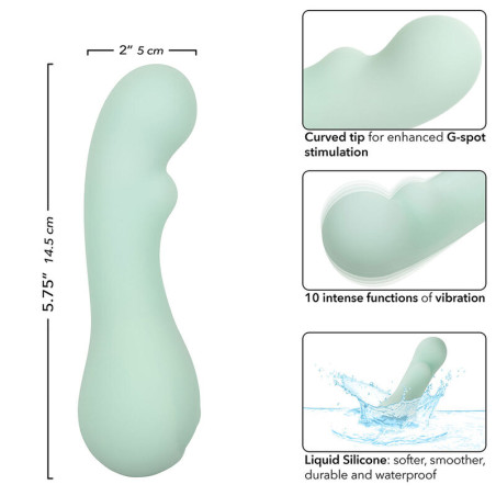 CALEXOTICS PACIFICA BORA BORA ESTIMULADOR PUNTO G 10 VIBRACIONES AQUA