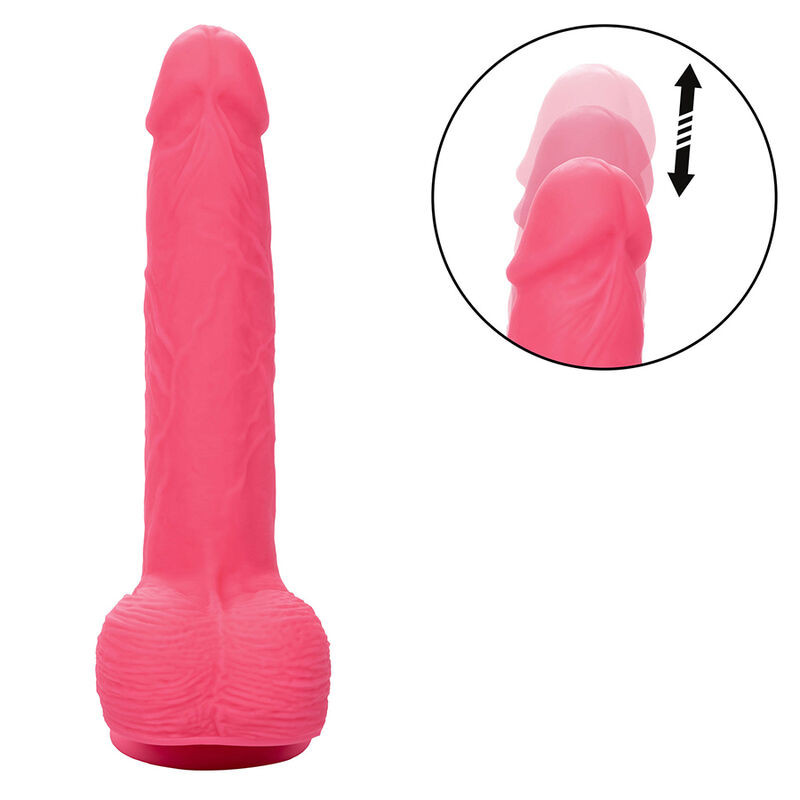 CALEXOTICS STUDS VIBRADOR REALISTICO 10 VIBRACIONES Y ROSA