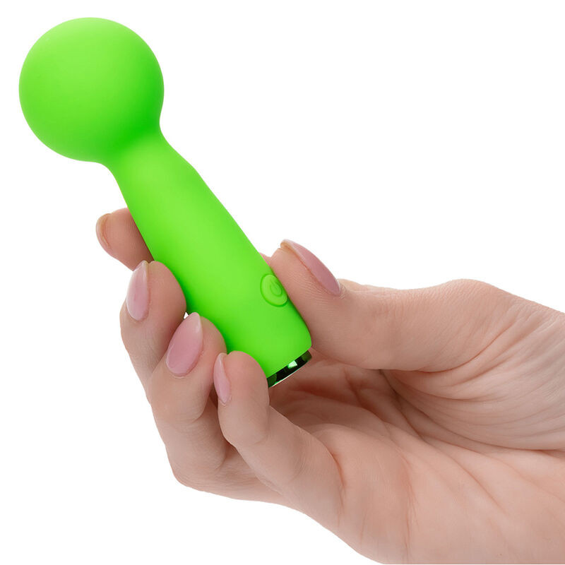 CALEXOTICS NEON VIBES THE BUBBLY VIBE MINI MASAJEADOR 10 VIBRACIONES VERDE