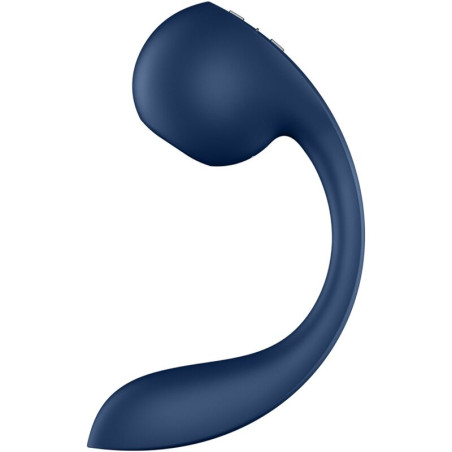 SATISFYER PRO WAVE 4 ESTIMULADOR PUNTO G AIR PULSE APLICACION GRATUITA AZUL OSCURO