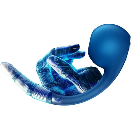 SATISFYER PRO WAVE 4 ESTIMULADOR PUNTO G AIR PULSE APLICACION GRATUITA AZUL OSCURO