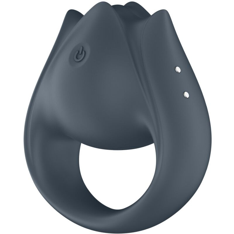 SATISFYER PERFECT PAIR 2 MULTIVIBRADOR 2 EN 1 ANILLO PARA PENE ESTIMULADOR DE DEDO GRIS