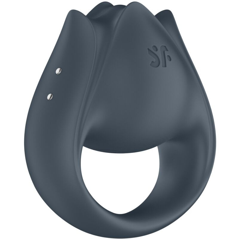 SATISFYER PERFECT PAIR 2 MULTIVIBRADOR 2 EN 1 ANILLO PARA PENE ESTIMULADOR DE DEDO GRIS