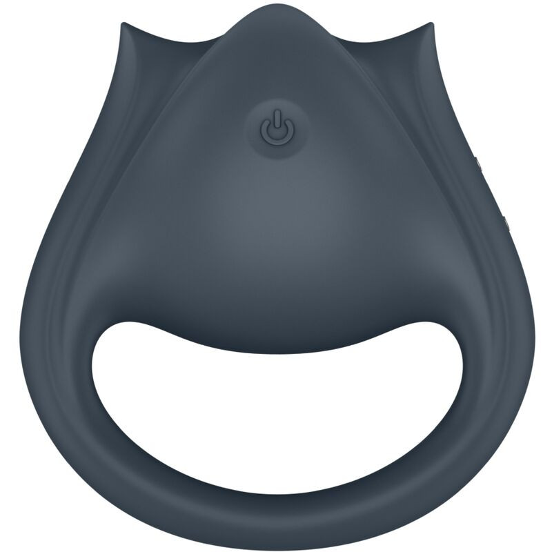 SATISFYER PERFECT PAIR 2 MULTIVIBRADOR 2 EN 1 ANILLO PARA PENE ESTIMULADOR DE DEDO GRIS