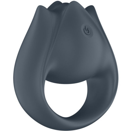 SATISFYER PERFECT PAIR 2 MULTIVIBRADOR 2 EN 1 ANILLO PARA PENE ESTIMULADOR DE DEDO GRIS