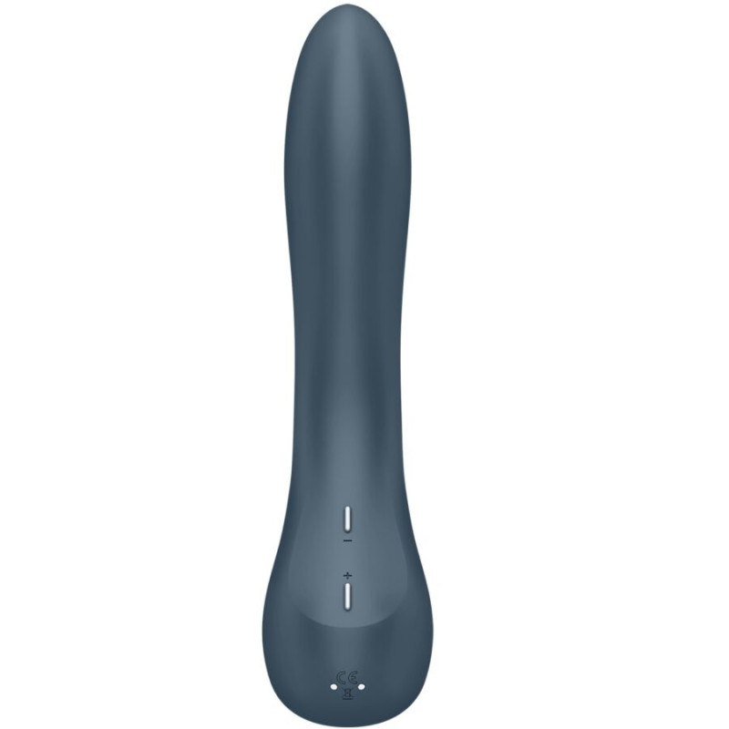 SATISFYER G SPOT WAVE 4 VIBRADOR 12 PROGRAMAS DE VIBRACION GRIS OSCURO