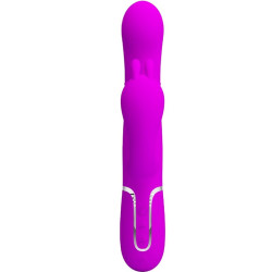 PRETTY LOVE CAMMY TRIPLE VIBRADOR MULTIFUNCION 4 EN 1 ROSA 2