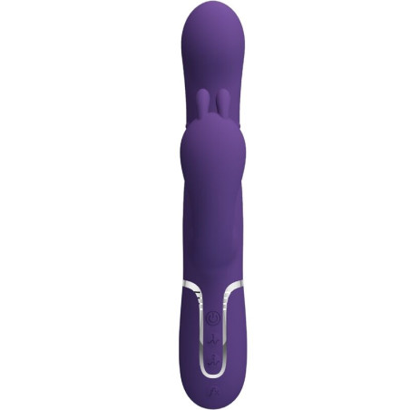 PRETTY LOVE CAMMY TRIPLE VIBRADOR MULTIFUNCION 4 EN 1 MORADO