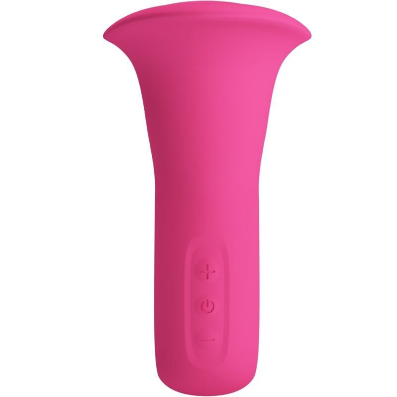 PRETTY LOVE CLYDE VIBRADOR ORAL LENGUA VIBRADORA 12 VIBRACIONES ROSA