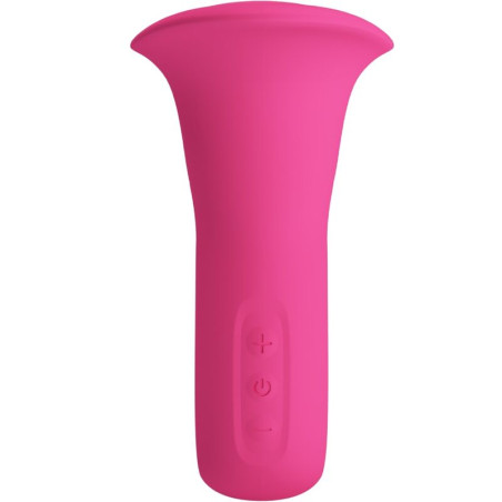 PRETTY LOVE CLYDE VIBRADOR ORAL LENGUA VIBRADORA 12 VIBRACIONES ROSA