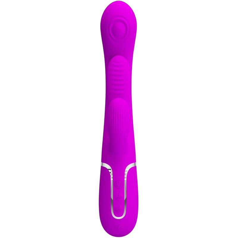 PRETTY LOVE SHANIA TRIPLE VIBRADOR RABBIT MULTIFUNCION ROSA
