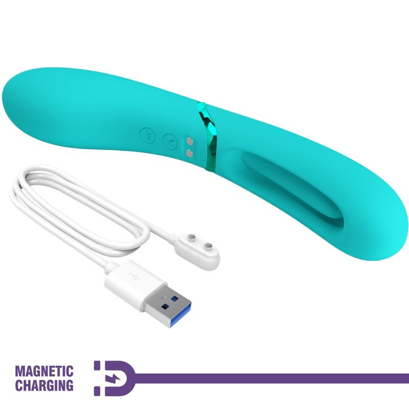 ROMANCE LEXIE VIBRADOR PUNTO G 7 VIBRACIONES AZUL