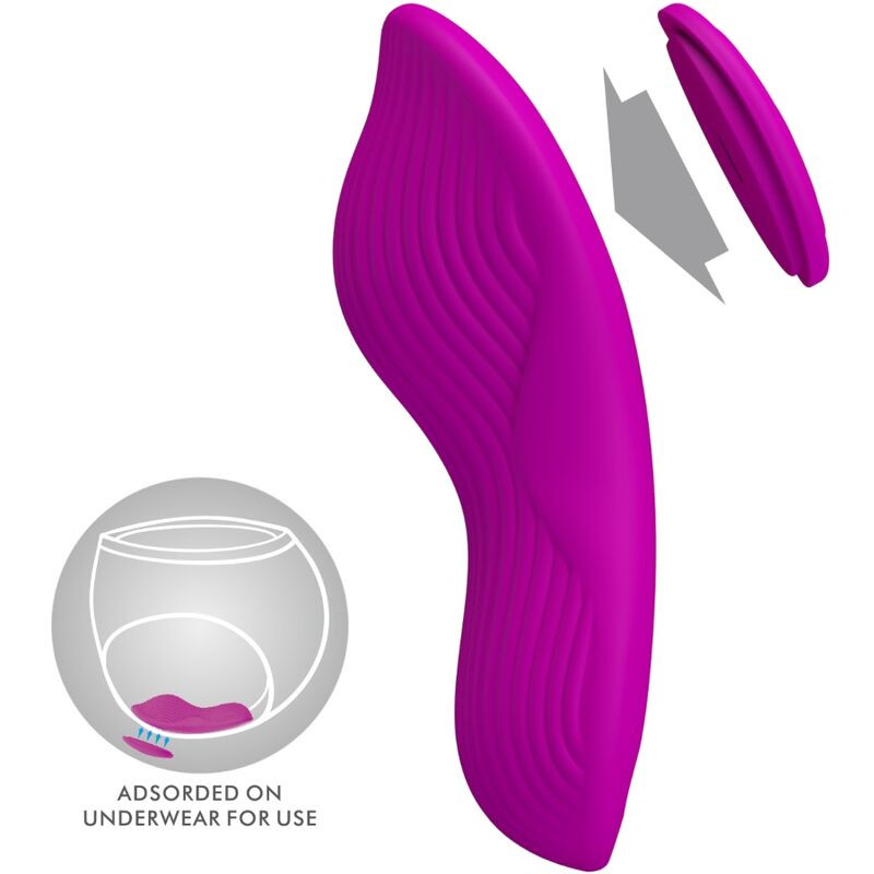 PRETTY LOVE ROMARIO ESTIMULADOR LAY ON CLITORIS CONTROL REMOTO ROSA