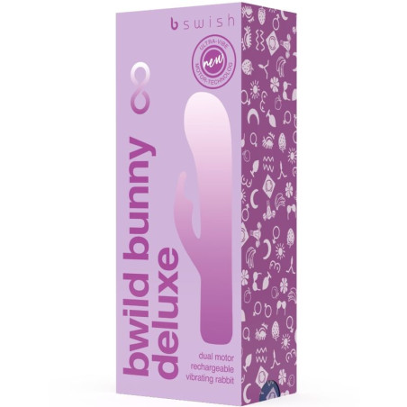 B SWISH BWILD BUNNY INFINITE DELUXE VIBRADOR RABBIT 10 VIBRACIONES MORADO