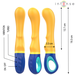 INTENSE SHAGGY VIBRADOR PUNTO G AMARILLO 2