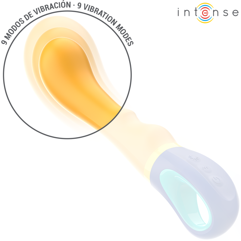 INTENSE SHAGGY VIBRADOR PUNTO G AMARILLO