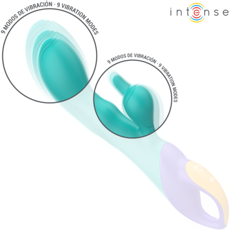 INTENSE FRED VIBRADOR RECARGABLE RABBIT AZUL