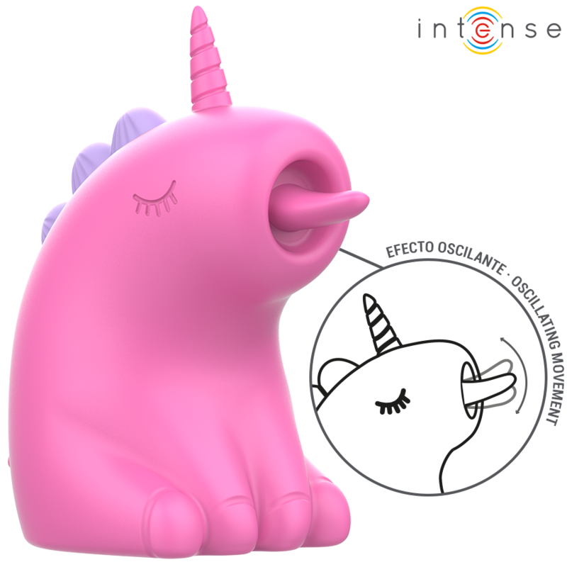 INTENSE PINKIE ESTIMULADOR CON LENGUA ROTADOR 360º
