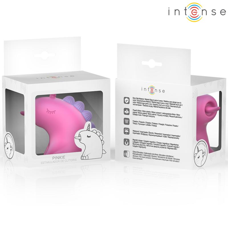 INTENSE PINKIE ESTIMULADOR CON LENGUA ROTADOR 360º