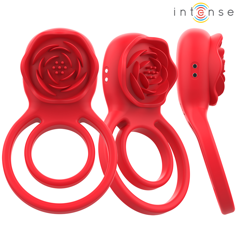 INTENSE GAIL ROSA ESTIMULADORA 10 VIBRACIONES ROJO CONTROL REMOTO