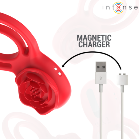 INTENSE GAIL ROSA ESTIMULADORA 10 VIBRACIONES ROJO CONTROL REMOTO