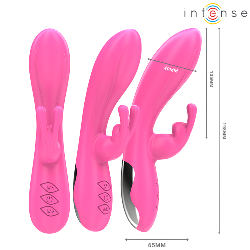 INTENSE RANDALL VIBRADOR RABBIT 10 VIBRACIONES ROSA