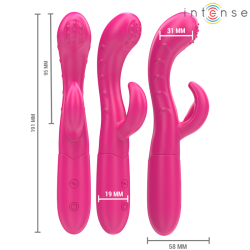 INTENSE AMARA VIBRADOR CON LENGUA ESTIMULADORA 10 VIBRACIONES ROSA 2