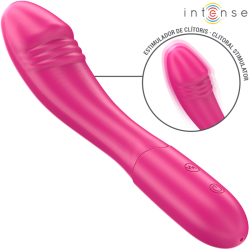 INTENSE BELINDA VIBRATOR 19 CM FLEXIBLE 10 VIBRATIONS PINK 2