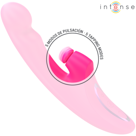 INTENSE EMI VIBRADOR 135 CM MULTIFUNCION 3 EN 1 10 VIBRACIONES ROSA
