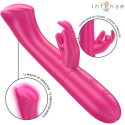 INTENSE JULIETA RABBIT VIBRATOR 186 CM 10 VIBRATIONS PINK 2