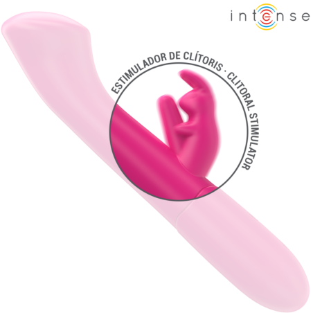 INTENSE JULIETA VIBRADOR RABBIT 186 CM 10 VIBRACIONES ROSA