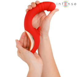 INTENSE PAULINA VIBRADOR ESTIMULADOR EN FORMA DE U ROJO 2