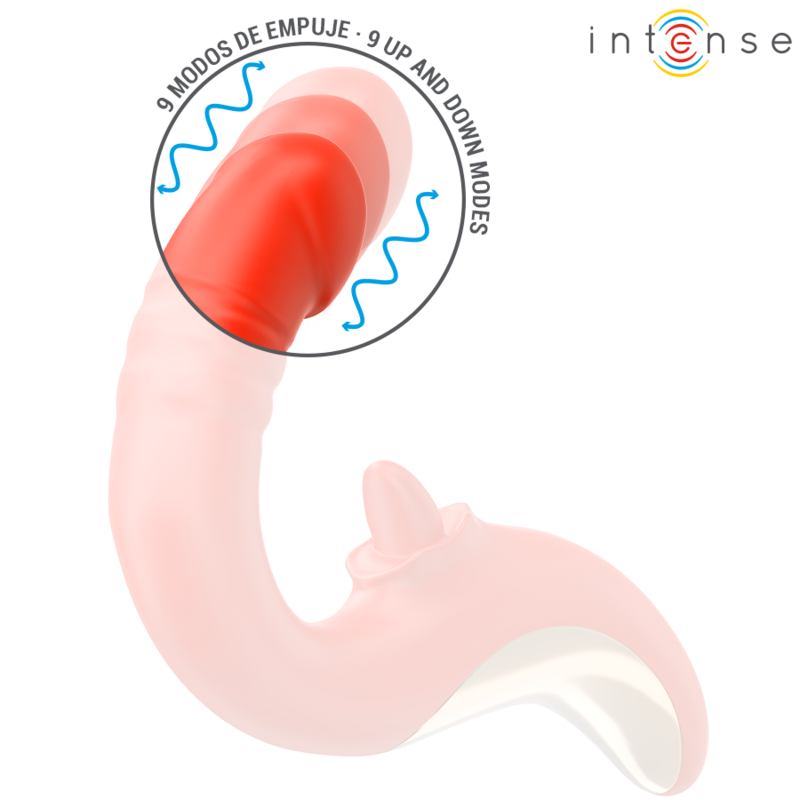 INTENSE PAULINA VIBRADOR ESTIMULADOR EN FORMA DE U ROJO