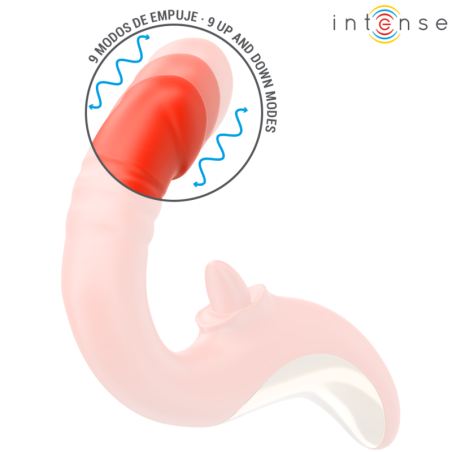 INTENSE PAULINA VIBRADOR ESTIMULADOR EN FORMA DE U ROJO