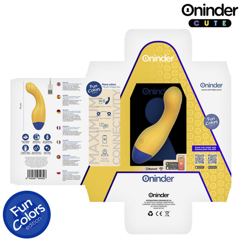 ONINDER CUTE LOVE BUDDY MASTER VIBRADOR PUNTO G APP MUNDIAL GRATUITA