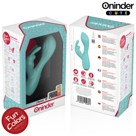 ONINDER CUTE LOVE BUNNY VIBRADOR PUNTO G Y CLITORIS APP MUNDIAL GRATUITA