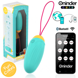 ONINDER CUTE LOVE PLEASURE HUEVO VIBRO GEMAS ROTADORAS SILICONA APP MUNDIAL GRATUITA 2