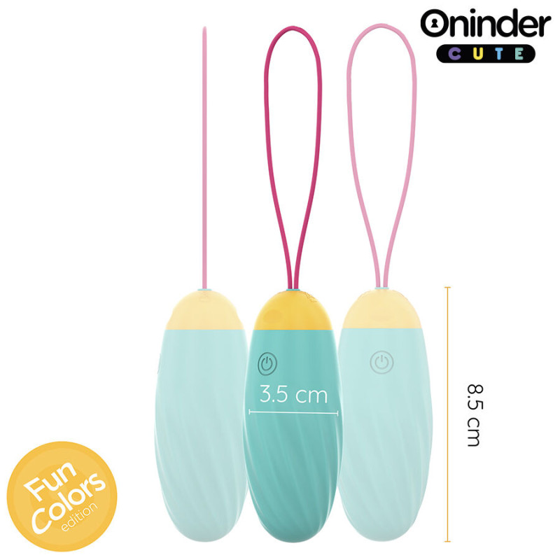 ONINDER CUTE LOVE PLEASURE HUEVO VIBRO GEMAS ROTADORAS SILICONA APP MUNDIAL GRATUITA