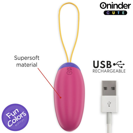 ONINDER CUTE LOVE PLEASURE HUEVO VIBRO WAVE TAPPING SILICONA APP MUNDIAL GRATUITA