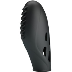 PRETTY LOVE GILO VIBRADOR DE DEDO SILICONA NEGRO