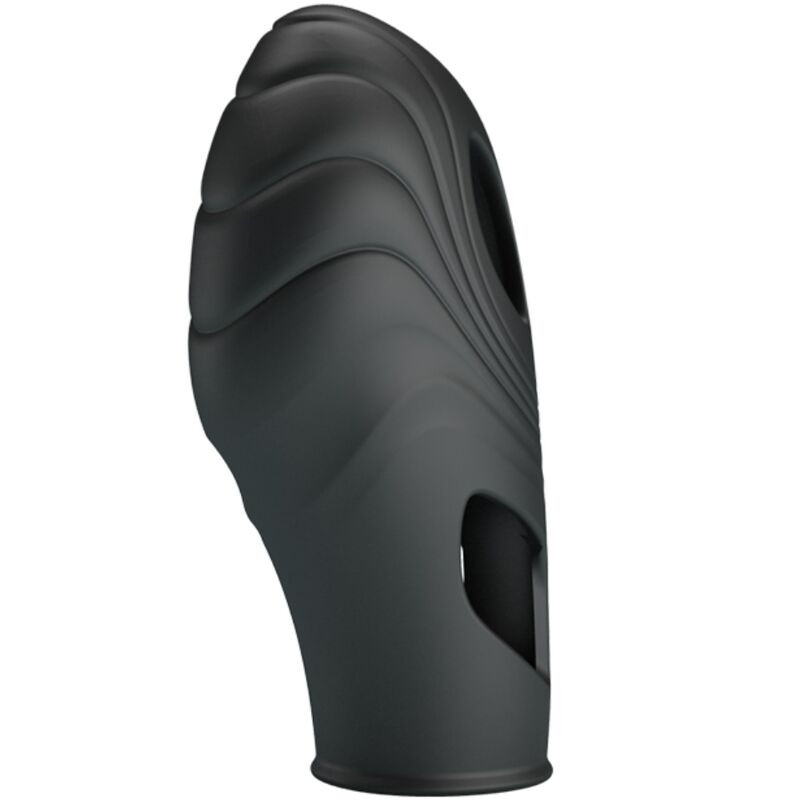 PRETTY LOVE LICH VIBRADOR DE DEDO SILICONA NEGRO