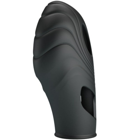 PRETTY LOVE LICH VIBRADOR DE DEDO SILICONA NEGRO