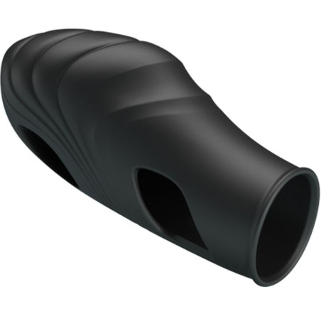 PRETTY LOVE LICH VIBRADOR DE DEDO SILICONA NEGRO